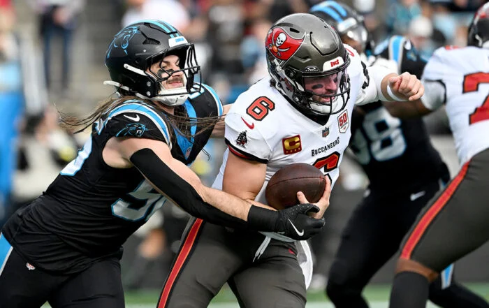 Bucs Qb Baker Mayfield And Panthers Ilb Christian Rozeboom