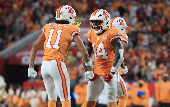 Bucs Wrs Jalen Mcmillan And Chris Godwin Jr.