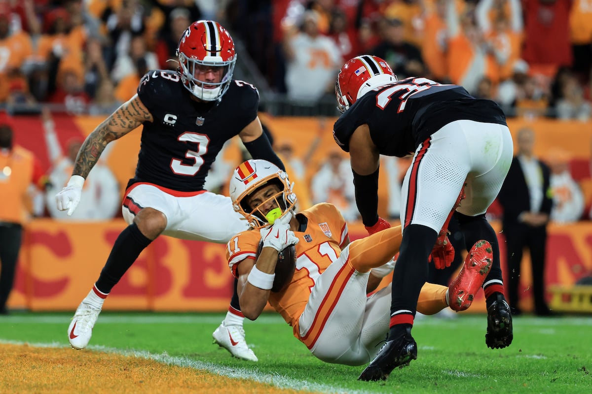 Nfl: Atlanta Falcons At Tampa Bay Buccaneers Bucs Wr Jalen Mcmillan - Photo By: Usa Today