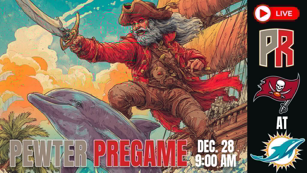 Bucs Dolphins Pewter Pregame