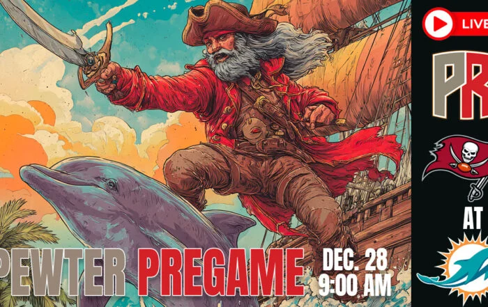 Bucs Dolphins Pewter Pregame