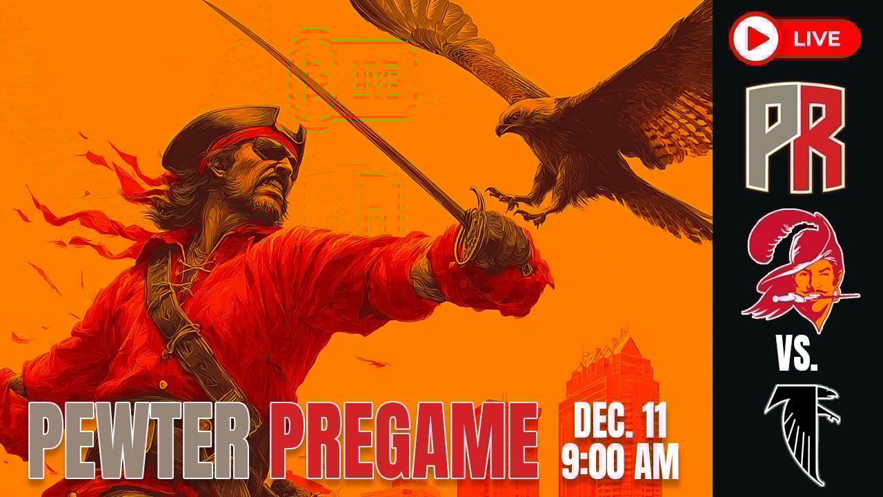 Pewter-Pregame-Falcons-Week-15 Bucs Falcons Pewter Pregame