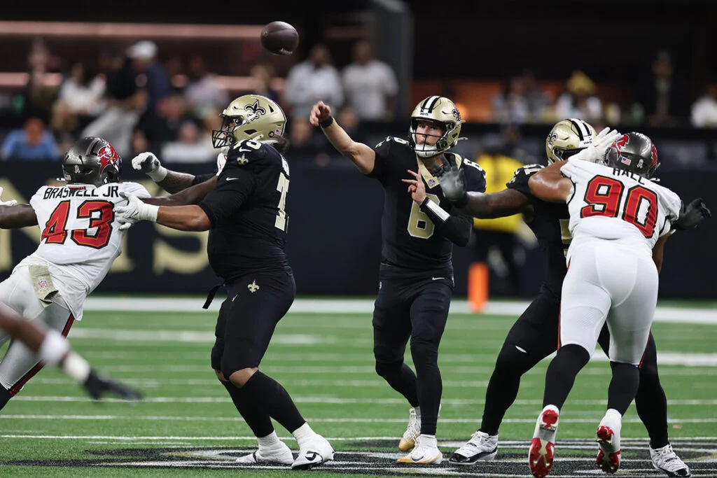 Sr'S Pick-6 Preview: Bucs Vs. Saints 7 Saints Qb Tyler Shough