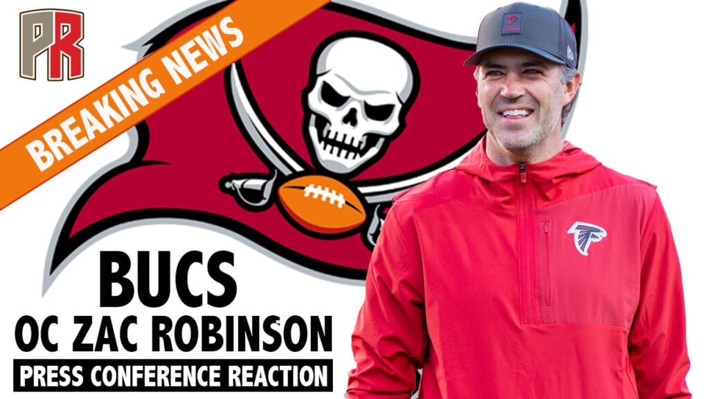 Zac Robinson Is Ready To Build His Bucs' Offense Around Baker Mayfield 8 Pewter Report Podcast