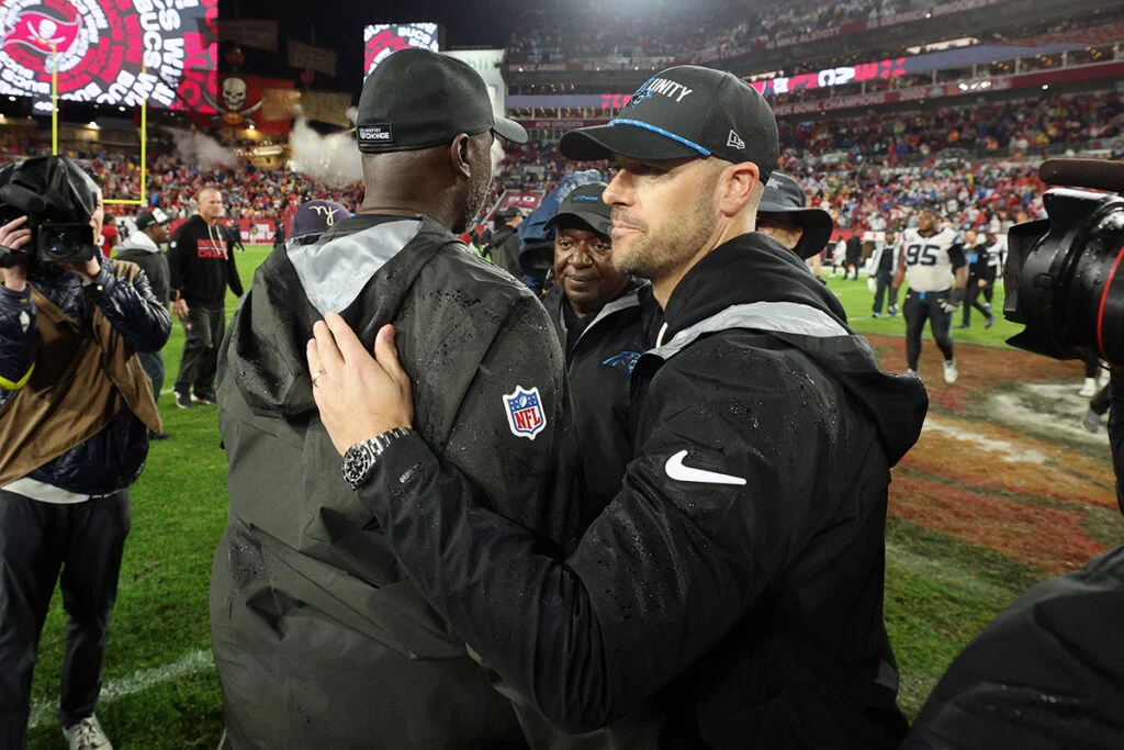 Bucs Hc Todd Bowles And Panthers Hc Dave Canales