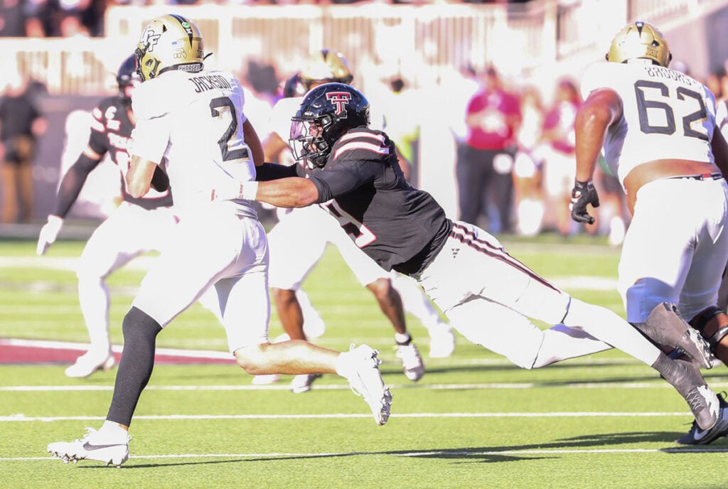 Texas Tech Edge Rusher Romello Height Bucs
