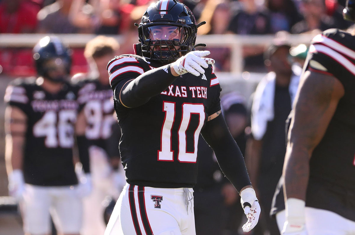Rodriguez-Jacob-Texas-Tech-Black-Point Texas Tech Ilb Jacob Rodriguez Bucs
