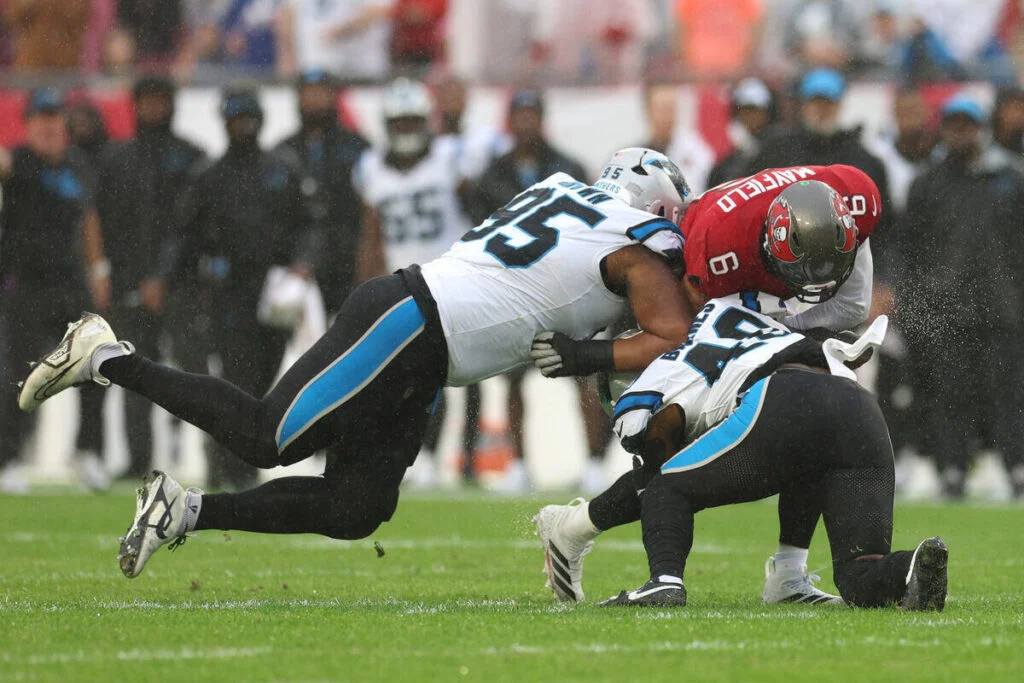 Panthers Dt Derrick Brown And Bucs Qb Baker Mayfield