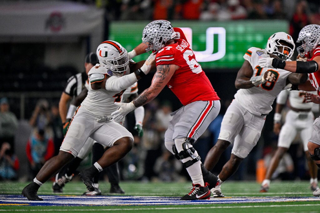 Miami Edge Rusher Rueben Bain Jr. Bucs