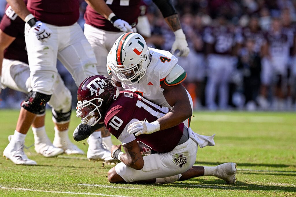 Miami Edge Rusher Rueben Bain Jr. Bucs