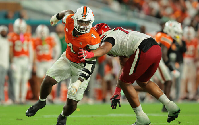 Miami Edge Rusher Rueben Bain Jr. Bucs