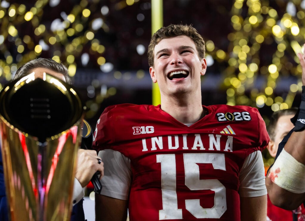 Indiana Qb Fernando Mendoza - Photo By: Mark J. Rebilas - Imagn Images