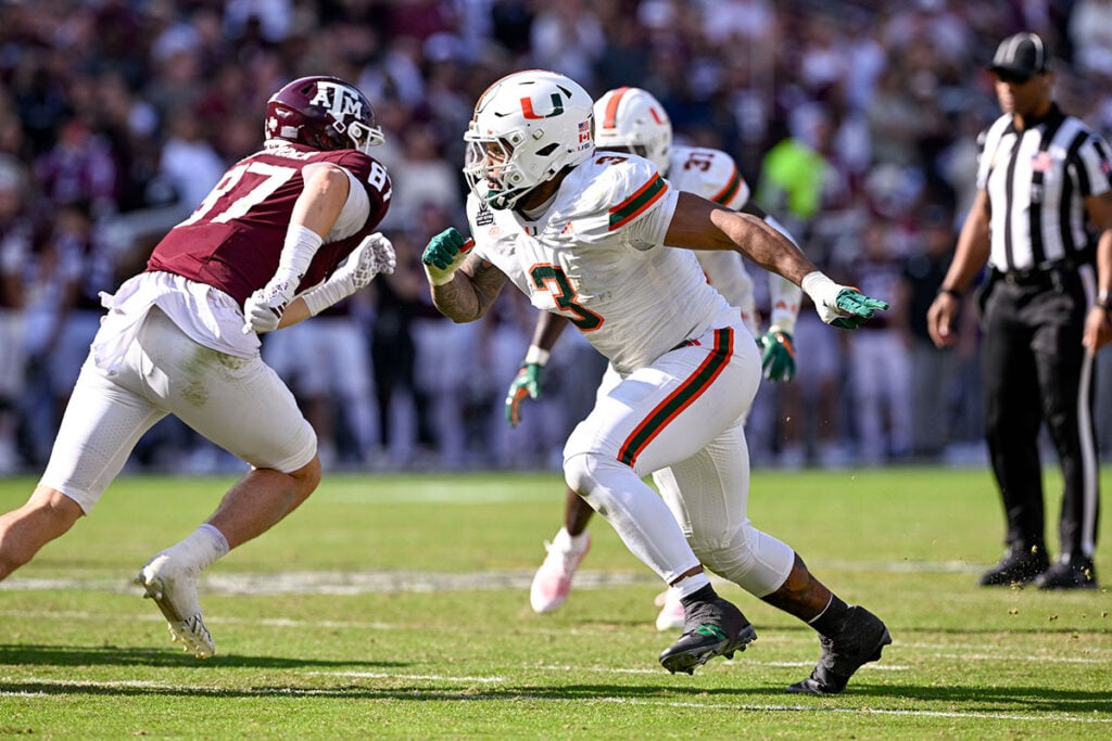 Sonny Styles And Bucs' Todd Bowles Have Chance For Full Circle Moment 8 Miami Edge Rusher Akheem Mesidor Bucs