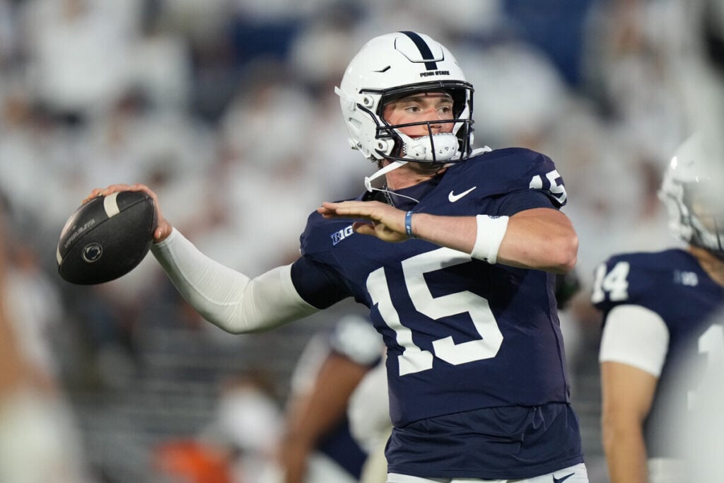 Could Drew Allar Be The Perfect Backup Qb For The Bucs? 3 Penn State Qb Drew Allar Bucs
