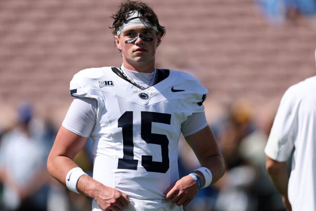 Could Drew Allar Be The Perfect Backup Qb For The Bucs? 4 Penn State Qb Drew Allar Bucs