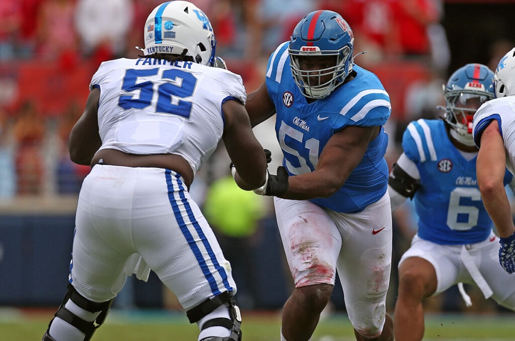 Ole Miss DT Zxavian Harris 