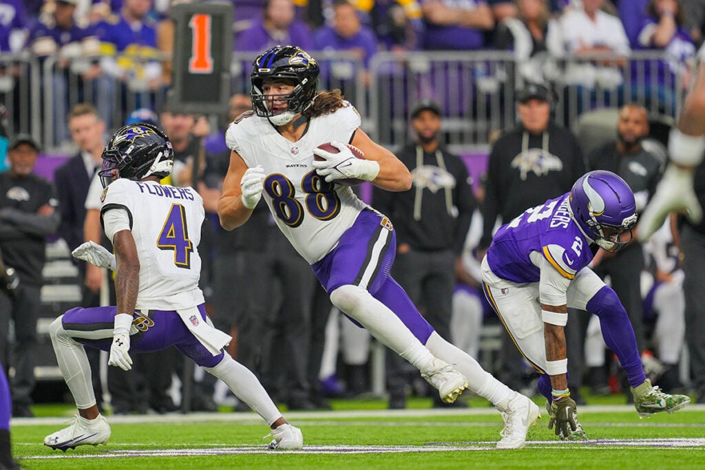 Ravens Te Charlie Kolar Bucs