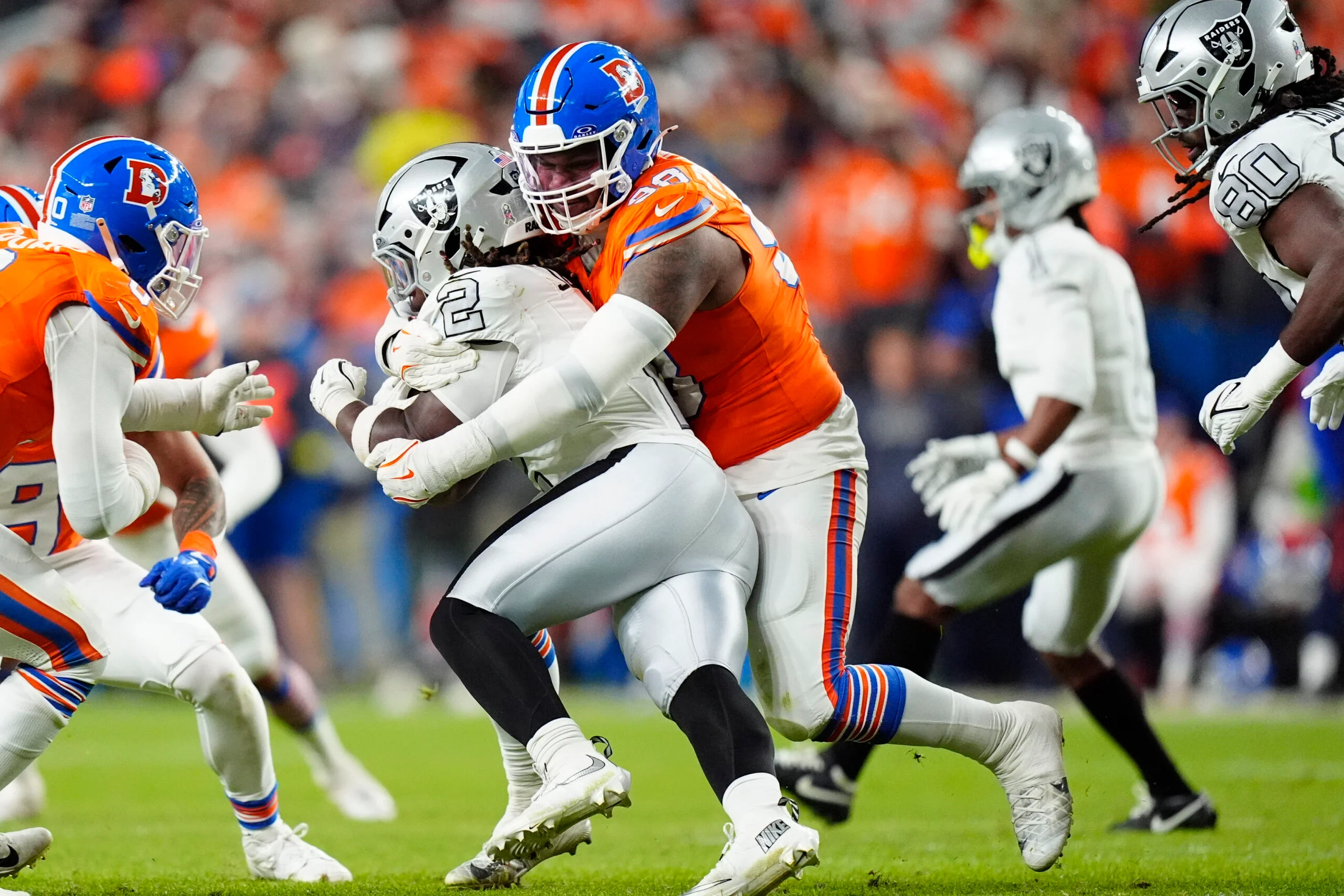 Nfl: Las Vegas Raiders At Denver Broncos John Franklin-Myers Bucs