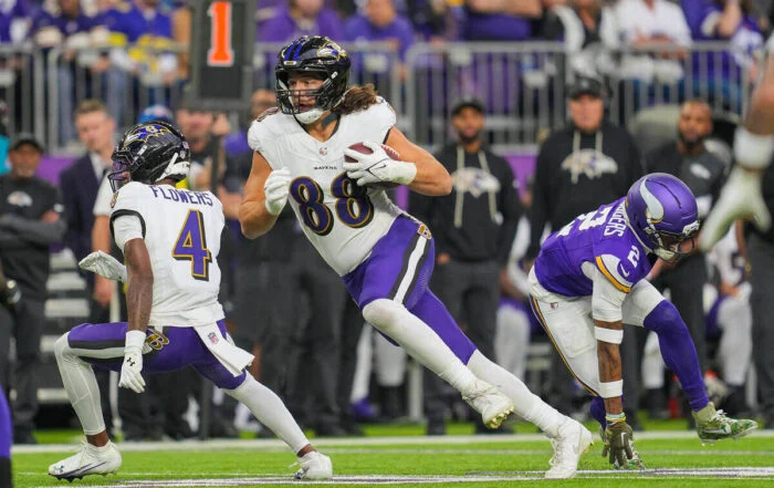 Ravens Te Charlie Kolar Bucs