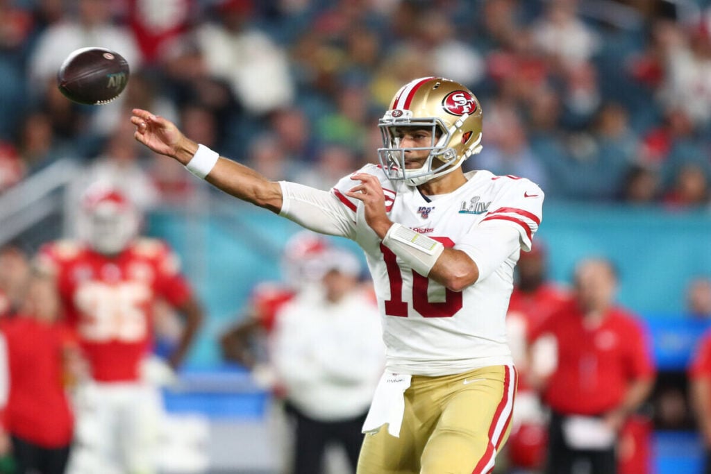 Former 49Ers Qb Jimmy Garoppolo Bucs