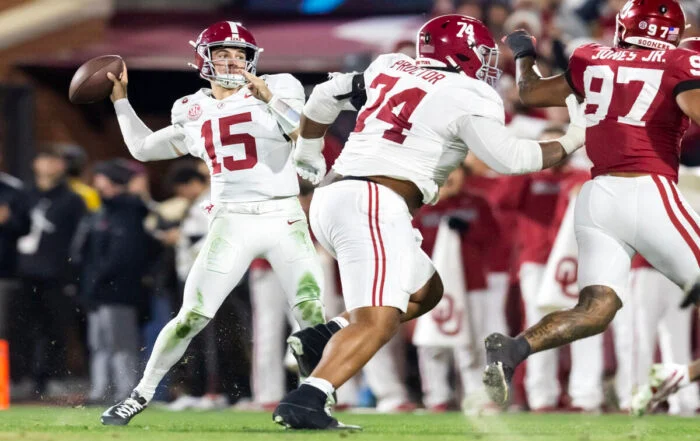 Alabama Qb Ty Simpson And Ot Kadyn Proctor Bucs