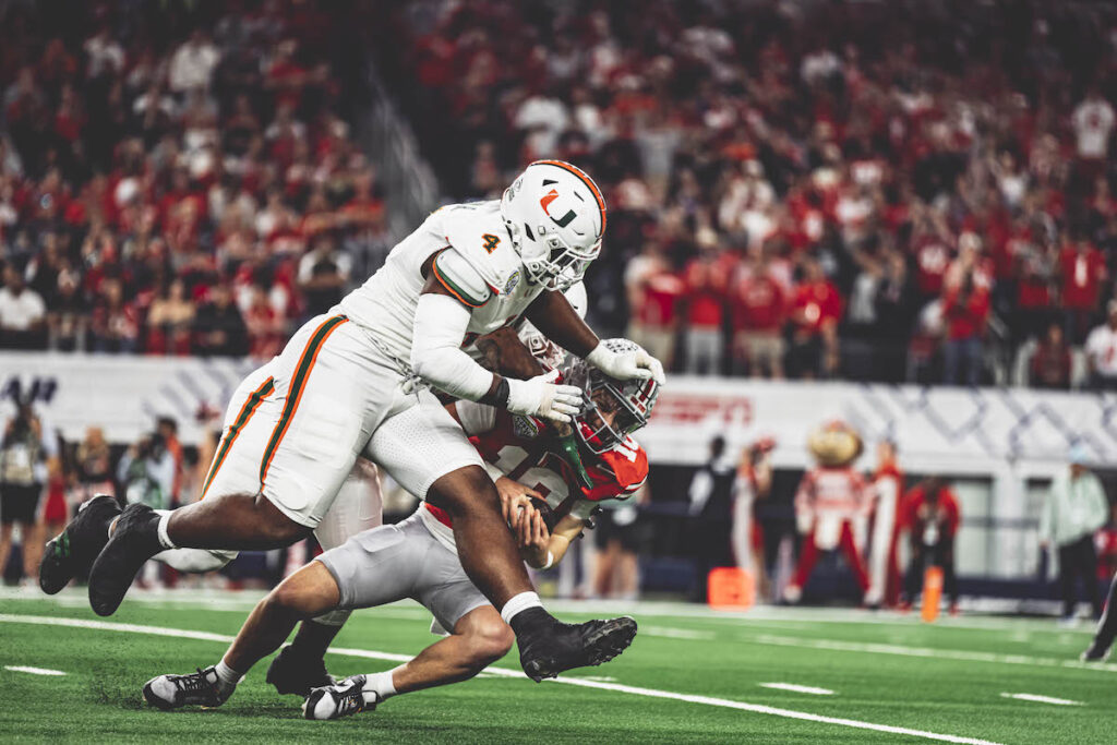 Bucs Mailbag: Answers To Your Bucs Draft Questions 7 Bucs Edge Rueben Bain Jr. - Photo By: Mikayla Oliveira - The University Of Miami