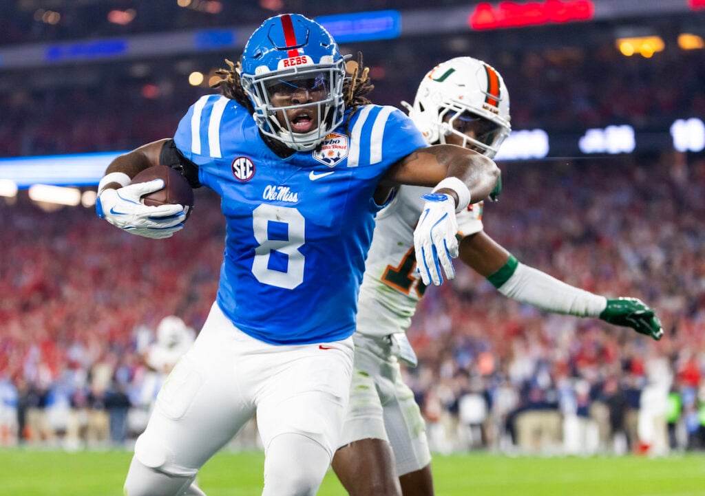 Bucs Draft 2026 Preview + Bucs Best Bets: Tes 7 Ole Miss Te Dae'Quan Wright - Photo By: Mark J. Rebilas - Imagn Images