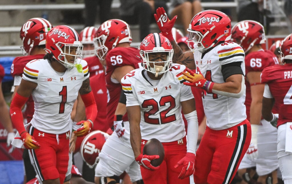 Maryland S Jalen Huskey - Photo By: Robert Goddin - Imagn Images