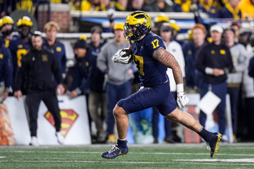 Bucs Draft 2026 Preview + Bucs Best Bets: Tes 5 Michigan Te Marlin Klein - Photo By: Junfu Han - Imagn Images