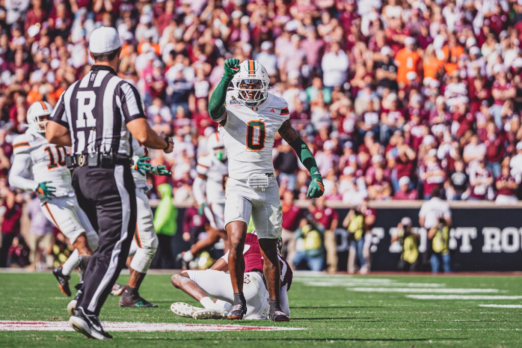Updated: Bucs Undrafted Free Agent Tracker 2026 6 Bucs Db Keionte Scott - Photo By: Sophie Pallman - The University Of Miami