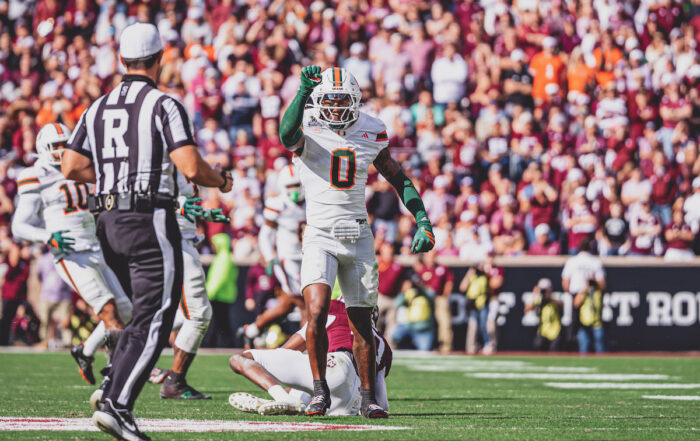 Bucs Db Keionte Scott - Photo By: Sophie Pallman - The University Of Miami