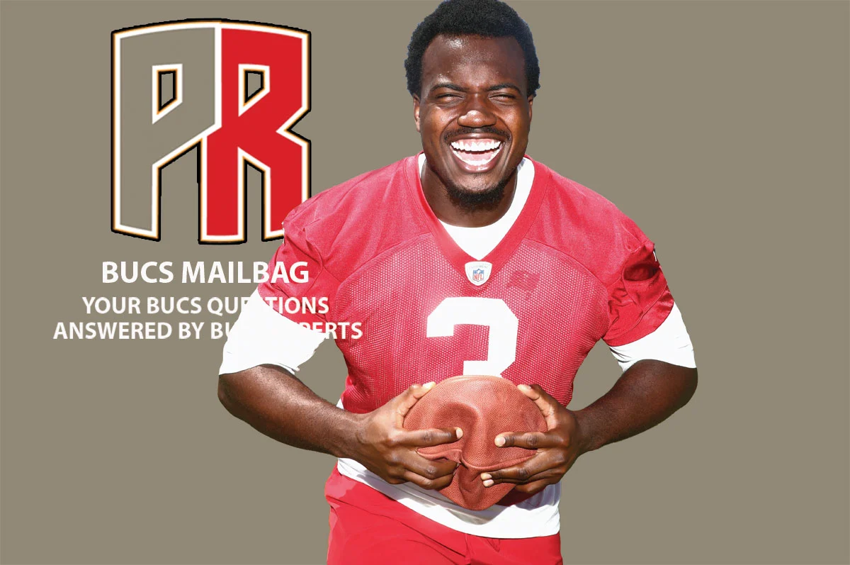 Bain-Rueben-Bucs-Rookie-Camp-Ball-Bucs-Mailbag Bucs Olb Rueben Bain Jr.