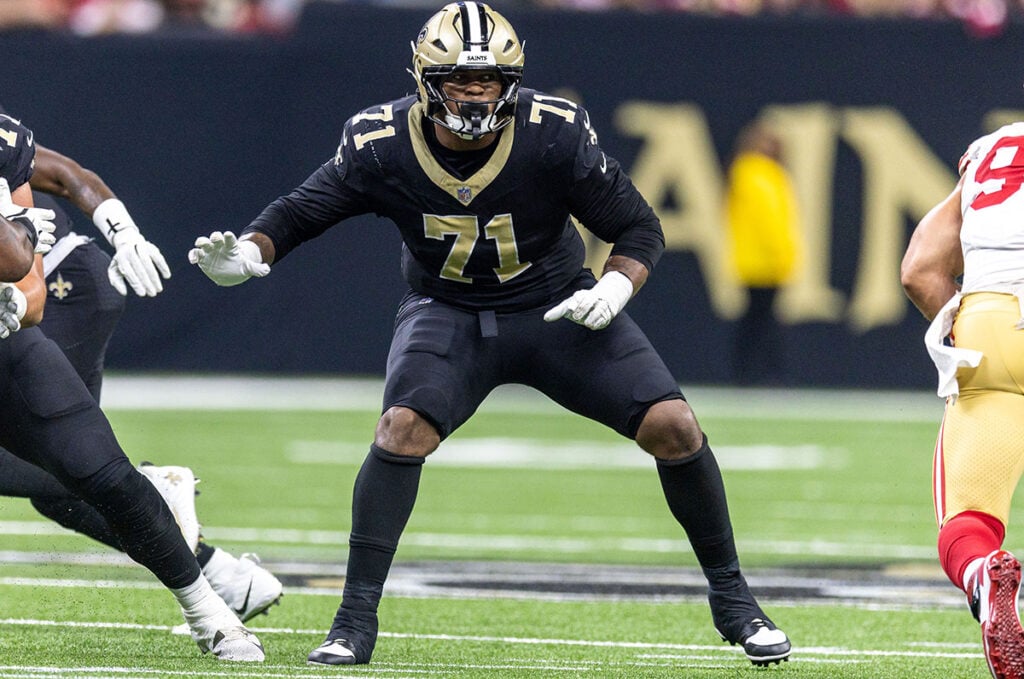 Saints Lt Kelvin Banks Jr. Bucs