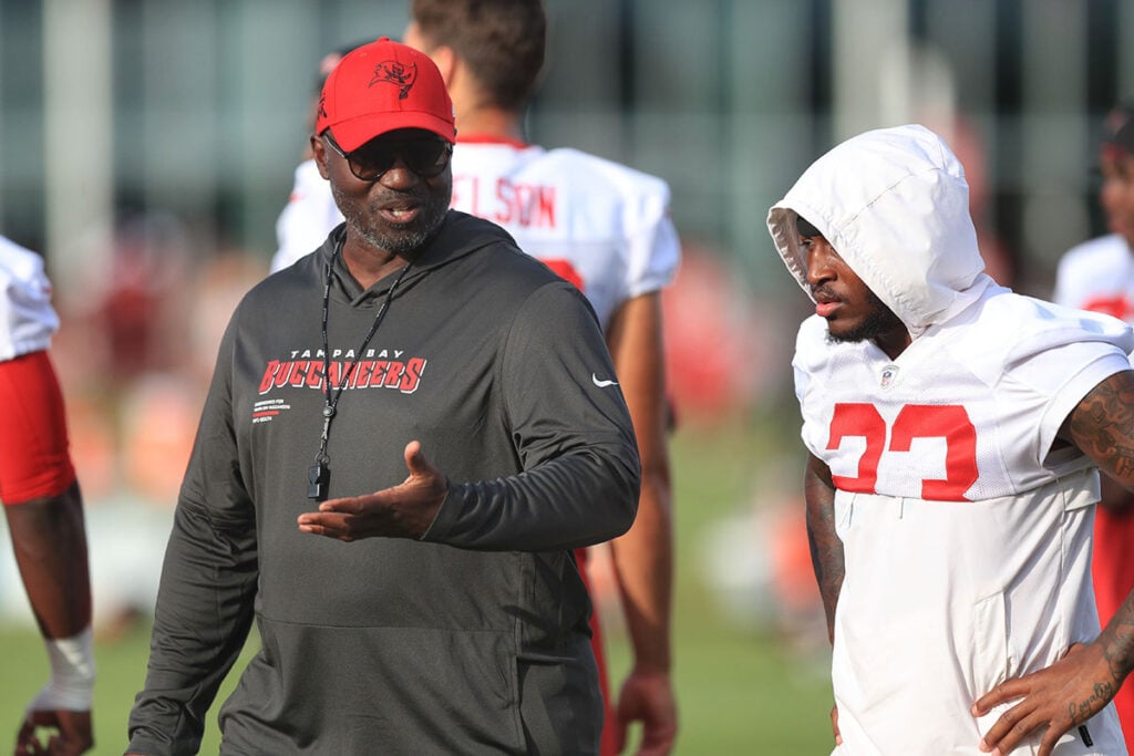 Point-Counterpoint: Are Bucs Really Top Contenders In The Nfc? 3 Bucs Hc Todd Bowles And S Tykee Smith
