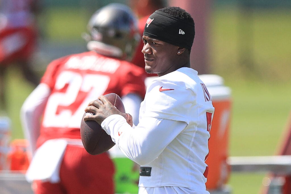 Bucs Dl Coach Marcus West Brings Energy That Resonates Through The Building 5 Bucs Rb Bucky Irving