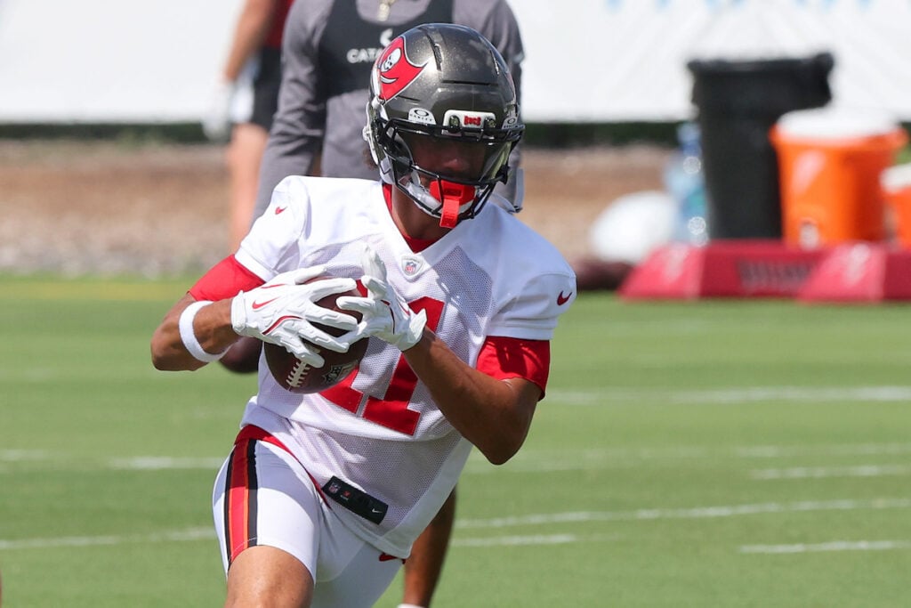 Bucs Wr Jalen Mcmillan'S &Amp;Quot;Mental Toughness Is Unbelievable&Amp;Quot; 2 Bucs Wr Jalen Mcmillan - Photo By: Cliff Welch P/R