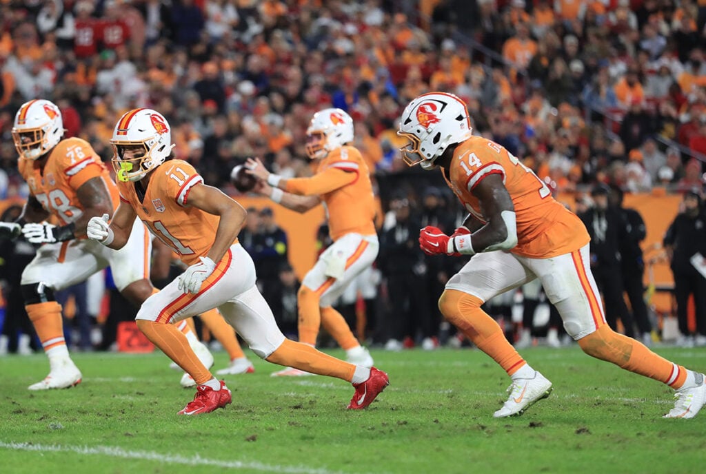 Bucs Wrs Jalen Mcmillan And Chris Godwin Jr.