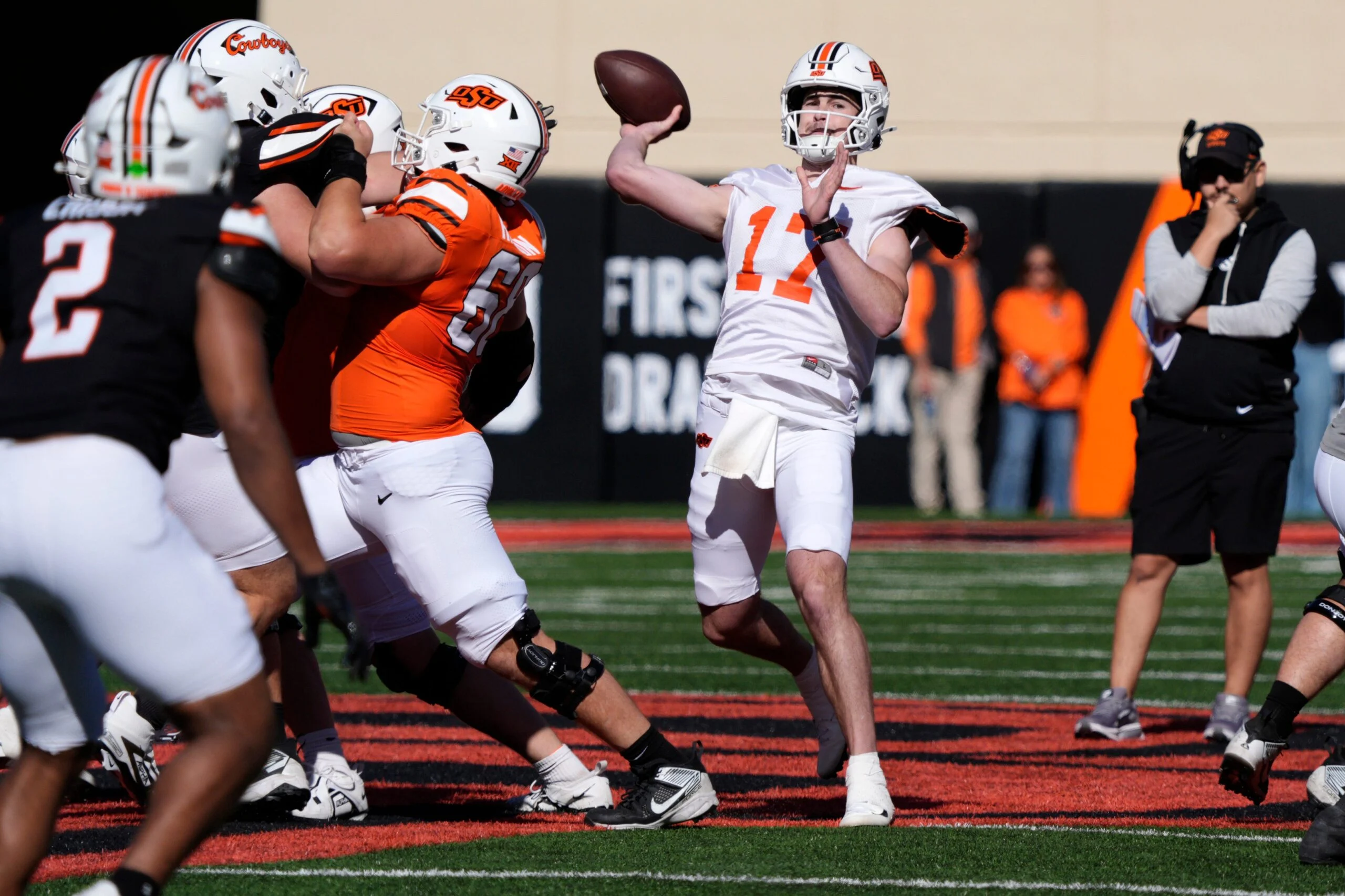 Oklahoma State’S Drew Mestemaker Throws A Touchdown Pass During A Spring Football Game For The Oklahoma State University Cowboys 2026 04 18T234310Z 589005369 Mt1Usatoday28762088 Rtrmadp 3 Oklahoma State S Drew Mestemaker Throws A Touchdown Pass Scaled