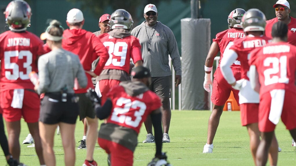 2 Bucs Named In Cbs Sports' Top 100 Players 8 Bucs Hc Todd Bowles - Photo By: Cliff Welch P/R