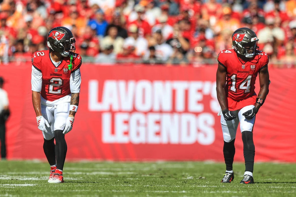 Bucs Wrs Emeka Egbuka And Chris Godwin Jr. - Photo By: Cliff Welch P/R