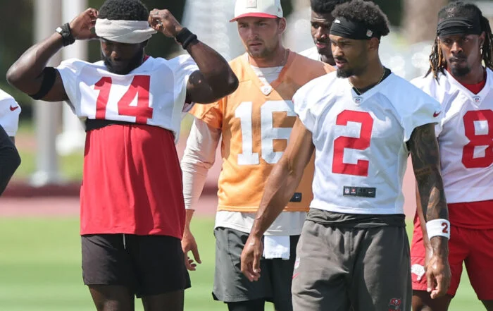 Bucs Wrs Chris Godwin Jr. And Emeka Egbuka