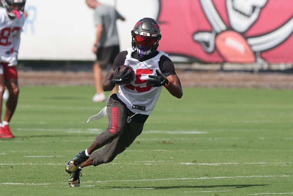 Bucs Mini-Camp Insider 6-16: New Energy, Spirited Goal Line Period Highlight The Day 5 Bucs Wr Tez Johnson