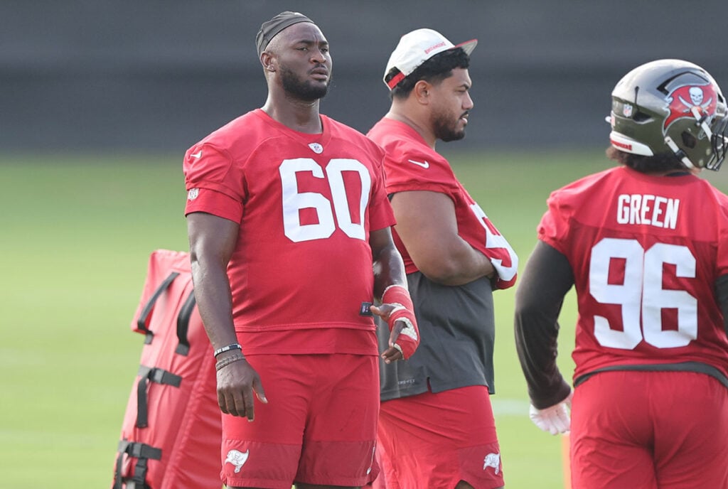 Bucs Mini-Camp Insider 6-16: New Energy, Spirited Goal Line Period Highlight The Day 3 Bucs Dt Haggai Ndubuisi