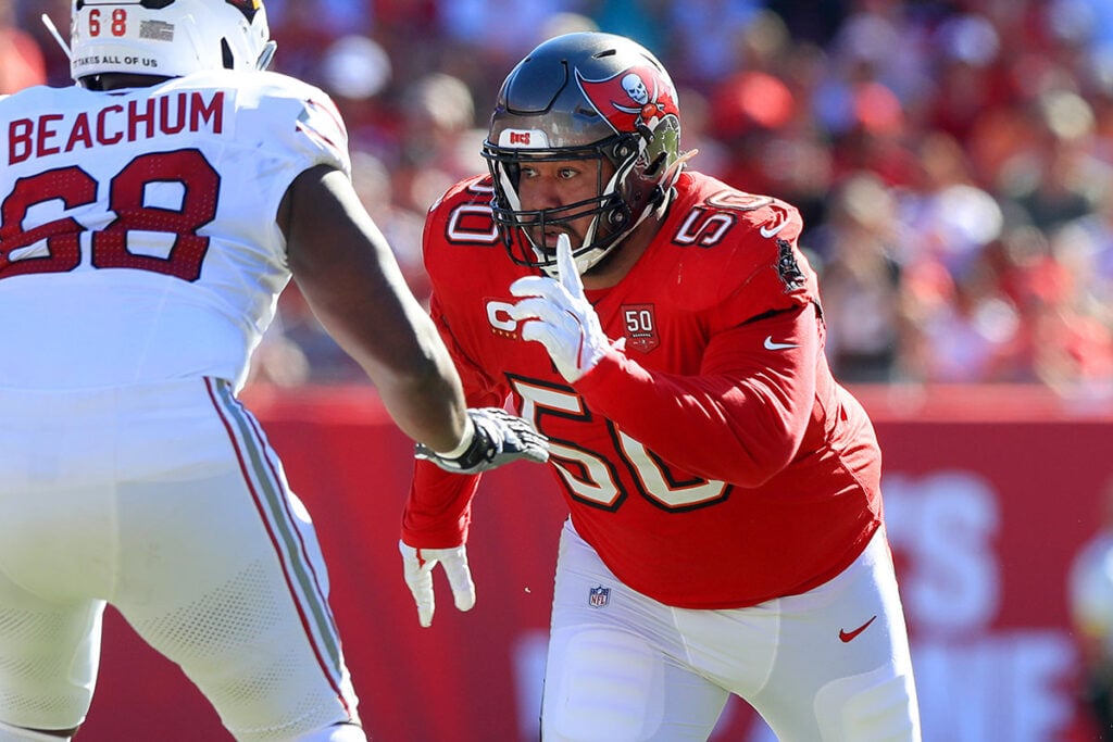 Ndamukong Suh Sounds Off On Vita Vea-Bucs Trade Request 4 Vea Vita Bucs Red White Rush Bucs Cardinals