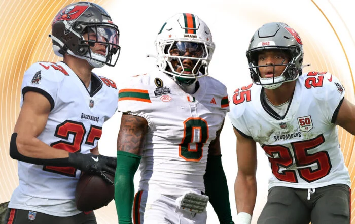 Bucs Cbs Zyon Mccollum, Keionte Scott And Jacob Parrish