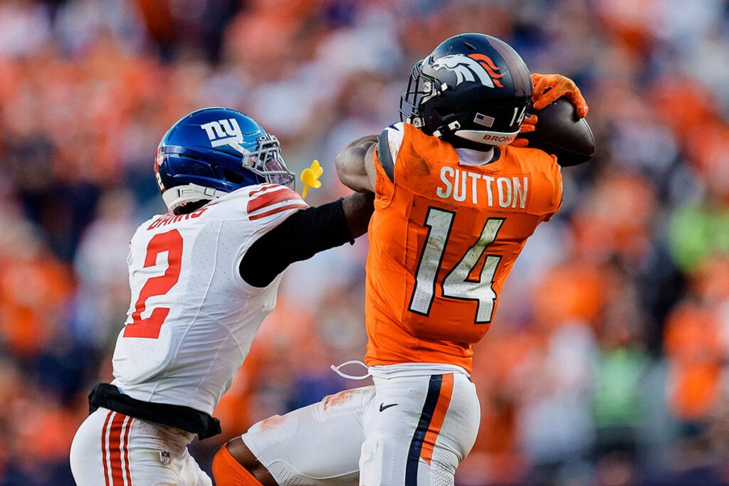 Giants Cb Deonte Banks And Broncos Wr Courtland Sutton