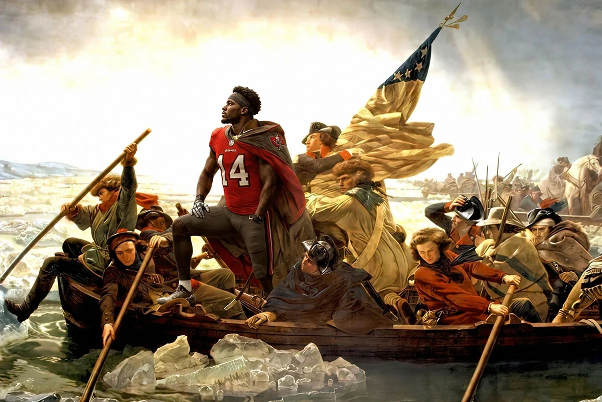 Godwin-Chris-Bucs-Crossing-Delaware Bucs Wr Chris Godwin Jr.