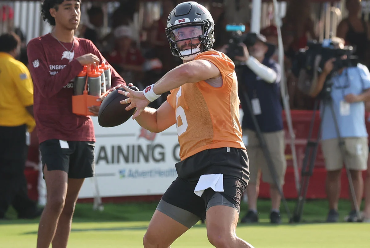 Mayfield-Baker-Bucs-Camp-Focus-Throw Bucs Qb Baker Mayfield