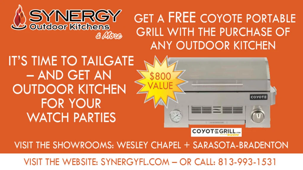 Bucs Camp Studs And Duds: 7/29 2 Synergy Outdoor Kitchens Free Grill Orange