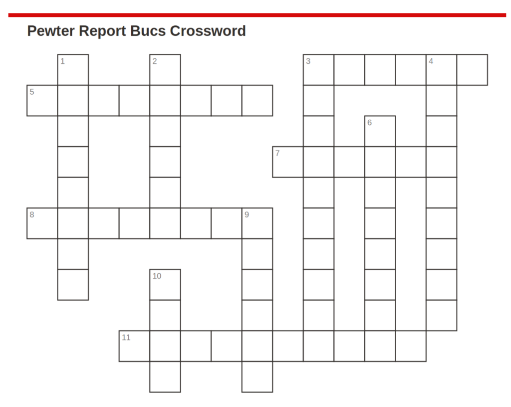 Queipo'S Cover 4: Jacob Parrish On The Outside, Bucs Crossword 8 Bucs Crossword